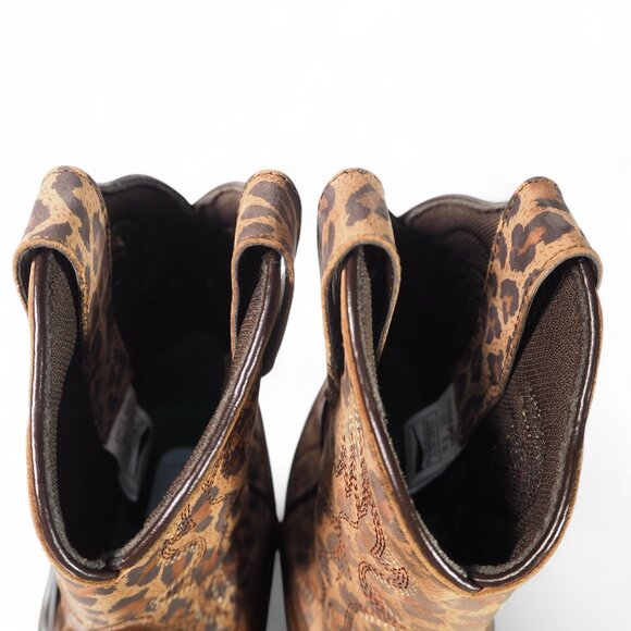 Smoky Mountain Hailey Snip Toe Women's 6M Western Cowboy Boots Leopard Print - Picture 11 of 11